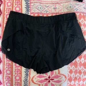 Black lululemon shorts